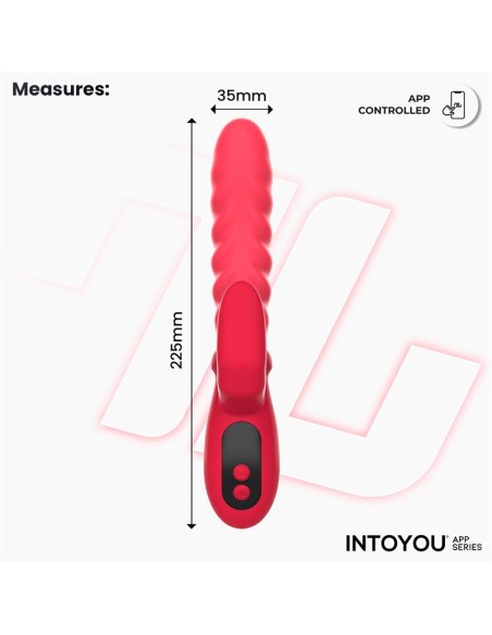 Tingly Vibrador con Finger y Movimiento Waving con APP
