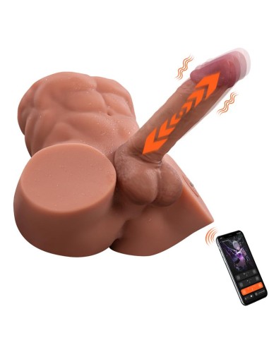 Gretel Masturbador con Thrusting y Dildo Desmontable