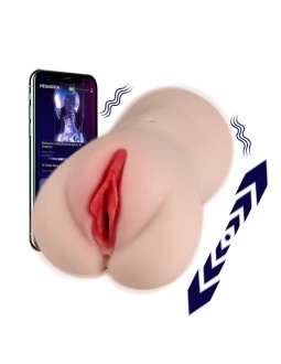Eliza Vagina y Ano con Vibracion Thrusting y APP 183 kg