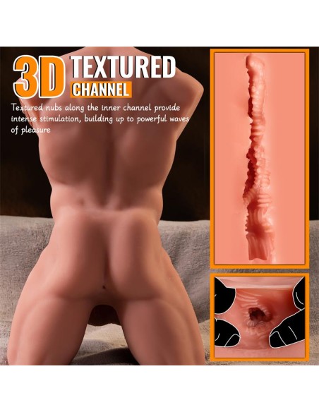 Ely Torso con Dildo Desmontable Thrusting y APP 41 kg