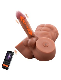 Gretel Semi Torso con Dildo Desmontable Thrusting y APP 6 kg
