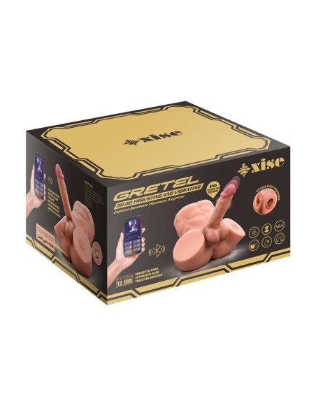 Gretel Semi Torso con Dildo Desmontable Thrusting y APP 6 kg