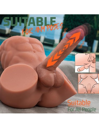 Gretel Semi Torso con Dildo Desmontable Thrusting y APP 6 kg