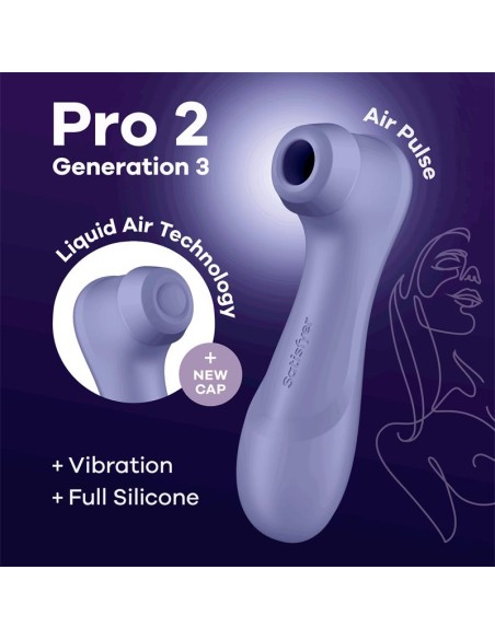 Pro 2 Gen 3 Liquid Air Technology Succion y Vibracion Lilac