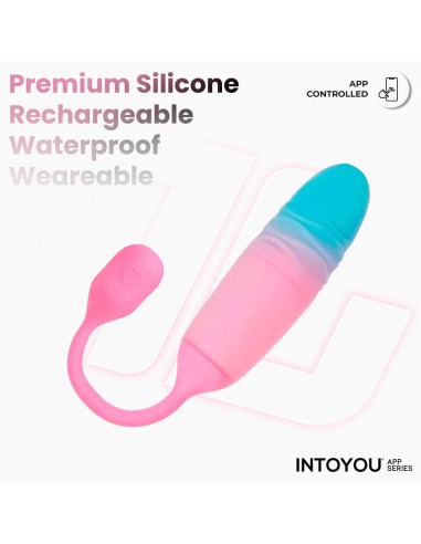 NexEgg Motion Huevo Vibrador con Thrusting App Rosa Turquesa