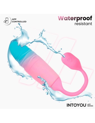 NexEgg Motion Huevo Vibrador con Thrusting App Rosa Turquesa
