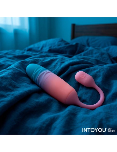 NexEgg Motion Huevo Vibrador con Thrusting App Rosa Turquesa