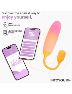 NexEgg Motion Huevo Vibrador con Thrusting App Naranja Rosa 2