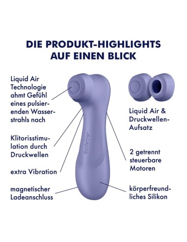 Pro 2 Gen 3 Liquid Air Technology Succion y Vibracion Lilac