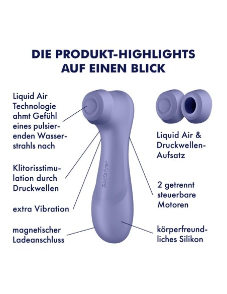 Pro 2 Gen 3 Liquid Air Technology Succion y Vibracion Lilac