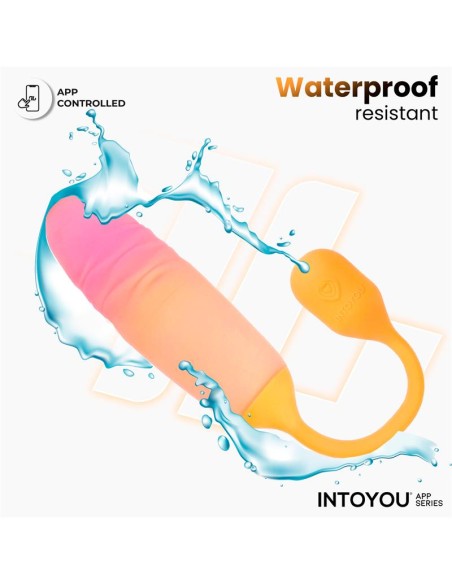 NexEgg Motion Huevo Vibrador con Thrusting App Naranja Rosa