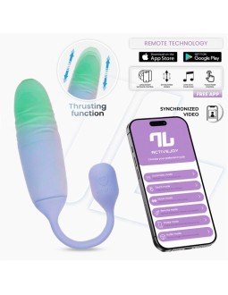 NexEgg Motion Huevo Vibrador con Thrusting App Lila Pistacho