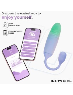 NexEgg Motion Huevo Vibrador con Thrusting App Lila Pistacho 2