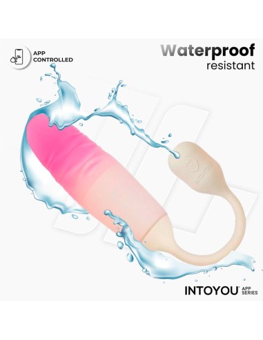 NexEgg Motion Huevo Vibrador con Thrusting App Beige Rosa