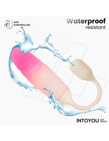 NexEgg Motion Huevo Vibrador con Thrusting App Beige Rosa