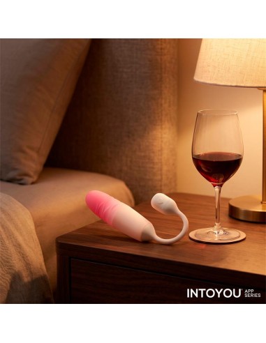NexEgg Motion Huevo Vibrador con Thrusting App Beige Rosa