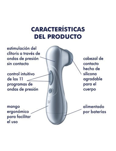 Pro 2 Gen 2 Succionador de Clitoris Battery Series Ice Blue