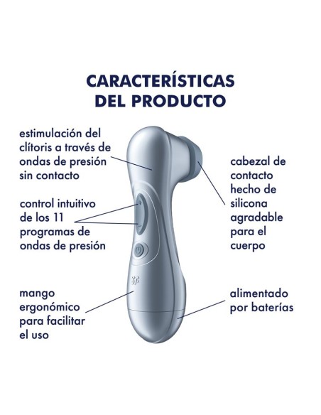 Pro 2 Gen 2 Succionador de Clitoris Battery Series Ice Blue