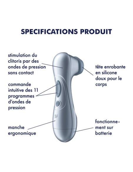 Pro 2 Gen 2 Succionador de Clitoris Battery Series Ice Blue