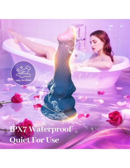 Dildo Fantasia Vibracion Oscilacion y Ventosa 233 cm