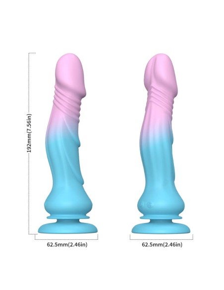 Dildo Vibrador con Thrusting y Ventosa 192 cm