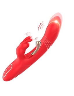Vibrador Tickler con Rabbit Silicona