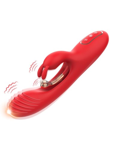 Vibrador Tickler con Rabbit Silicona