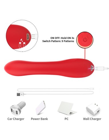 Vibrador Tickler con Rabbit Silicona
