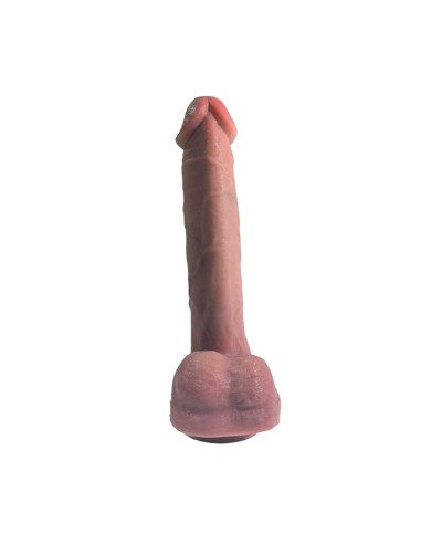 Dildo con vibracion Thrusting y Calor 28 cm