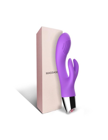 Vibrador Conejito Flexible Purpura