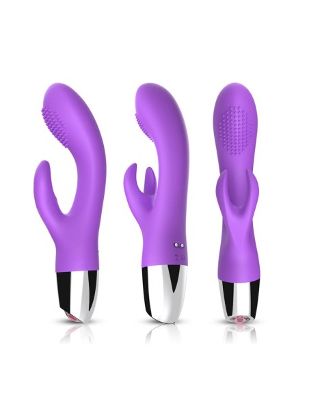 Vibrador Conejito Flexible Purpura