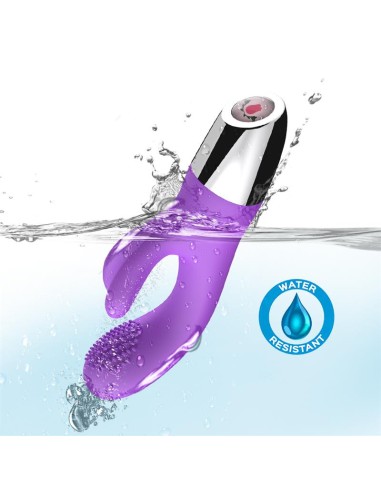 Vibrador Conejito Flexible Purpura