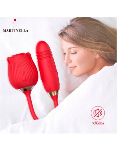 Rosa con Succion con huevo con Thrusting USB