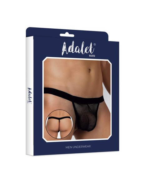 Titan Tanga de Rejilla Talla unica Negro