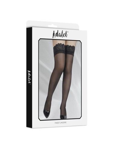 Posy Medias con Tiras de Silicona Negras Talla unica