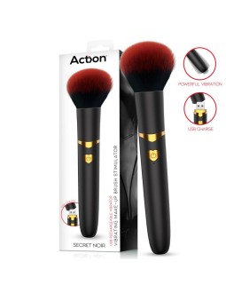 Secret Noir Estimulador Brocha de Maquillaje con Vibracion Negro