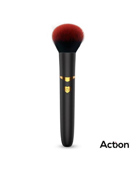 Secret Noir Estimulador Brocha de Maquillaje con Vibracion Negro