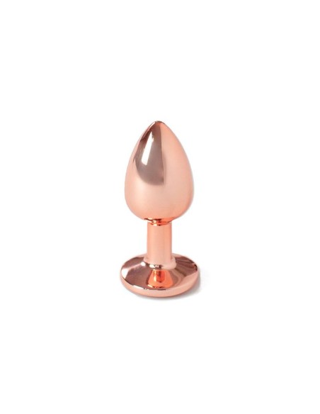 Plug Anal de Metal Rose Gold Talla S
