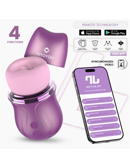 Mimi Estimulador con Licking Biting Succion y Vibracion USB C con APP
