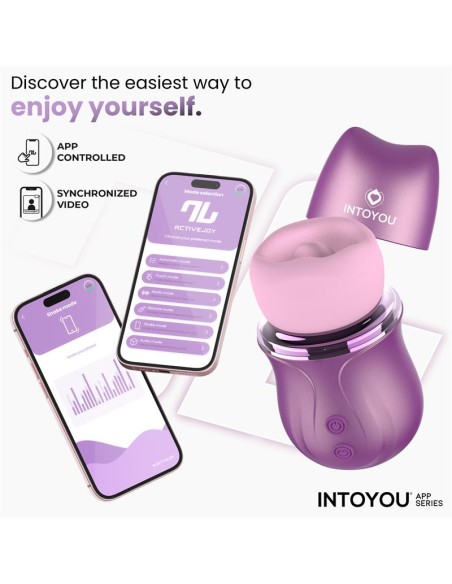 Mimi Estimulador con Licking Biting Succion y Vibracion USB C con APP