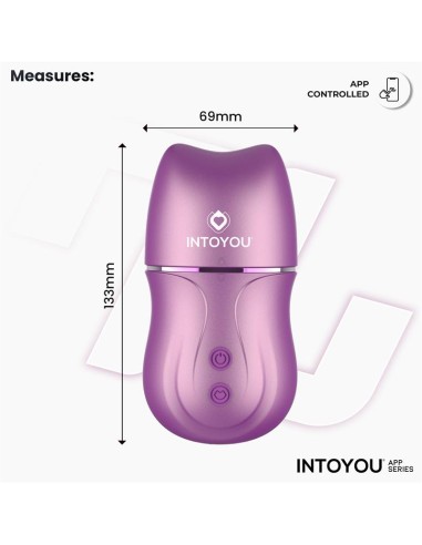 Mimi Estimulador con Licking Biting Succion y Vibracion USB C con APP