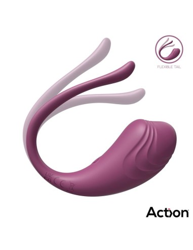 Luvia Huevo Vibrador con Control Remoto USB Purpura