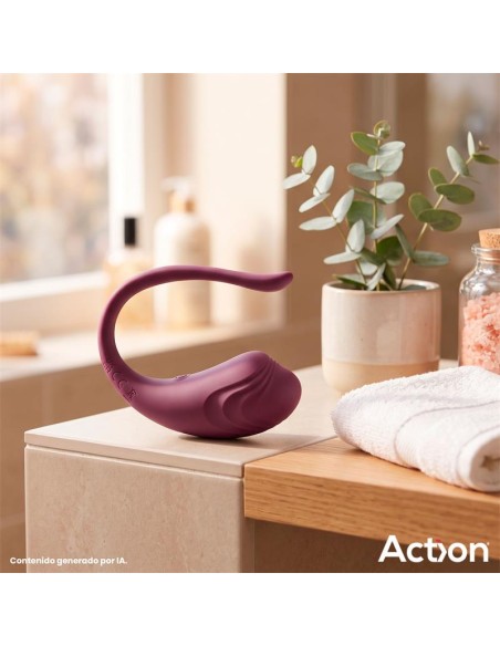 Luvia Huevo Vibrador con Control Remoto USB Purpura