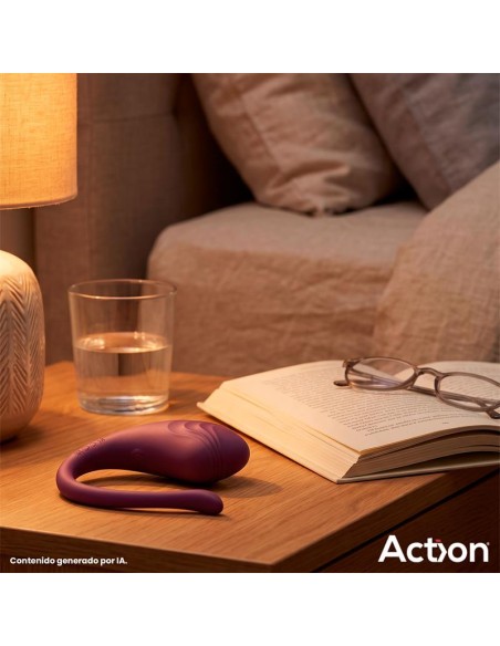 Luvia Huevo Vibrador con Control Remoto USB Purpura