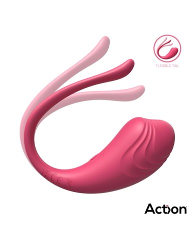 Luvia Huevo Vibrador con Control Remoto USB Rosa