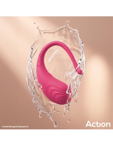 Luvia Huevo Vibrador con Control Remoto USB Rosa