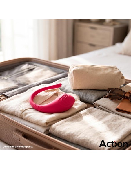 Luvia Huevo Vibrador con Control Remoto USB Rosa
