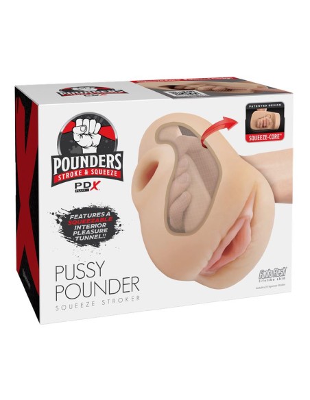 Masturbador Pussy Pounder Squeeze 18 cm