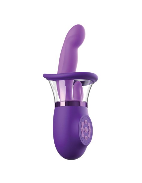 Estimulador con Lengua y Succion Ultimate Pleasure Pro Plus