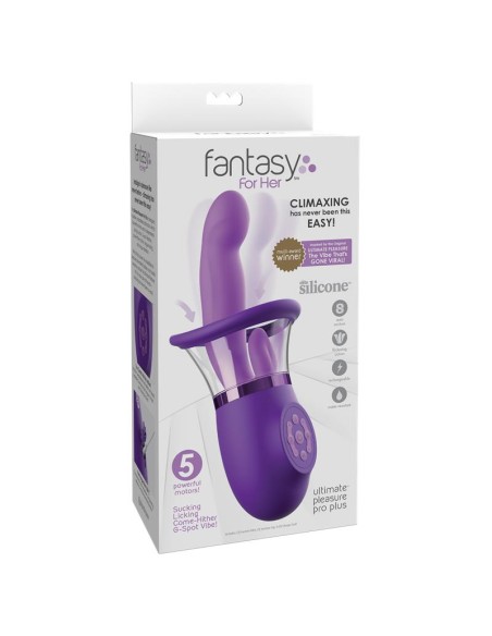Estimulador con Lengua y Succion Ultimate Pleasure Pro Plus
